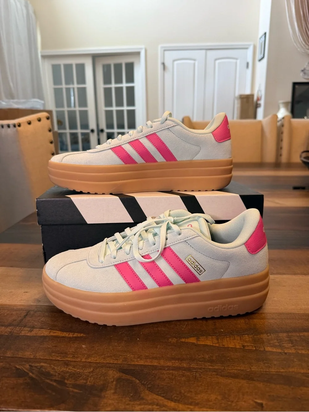 adidas VL Court Bold Women's Platform Shoes (Style Code: JP7628)